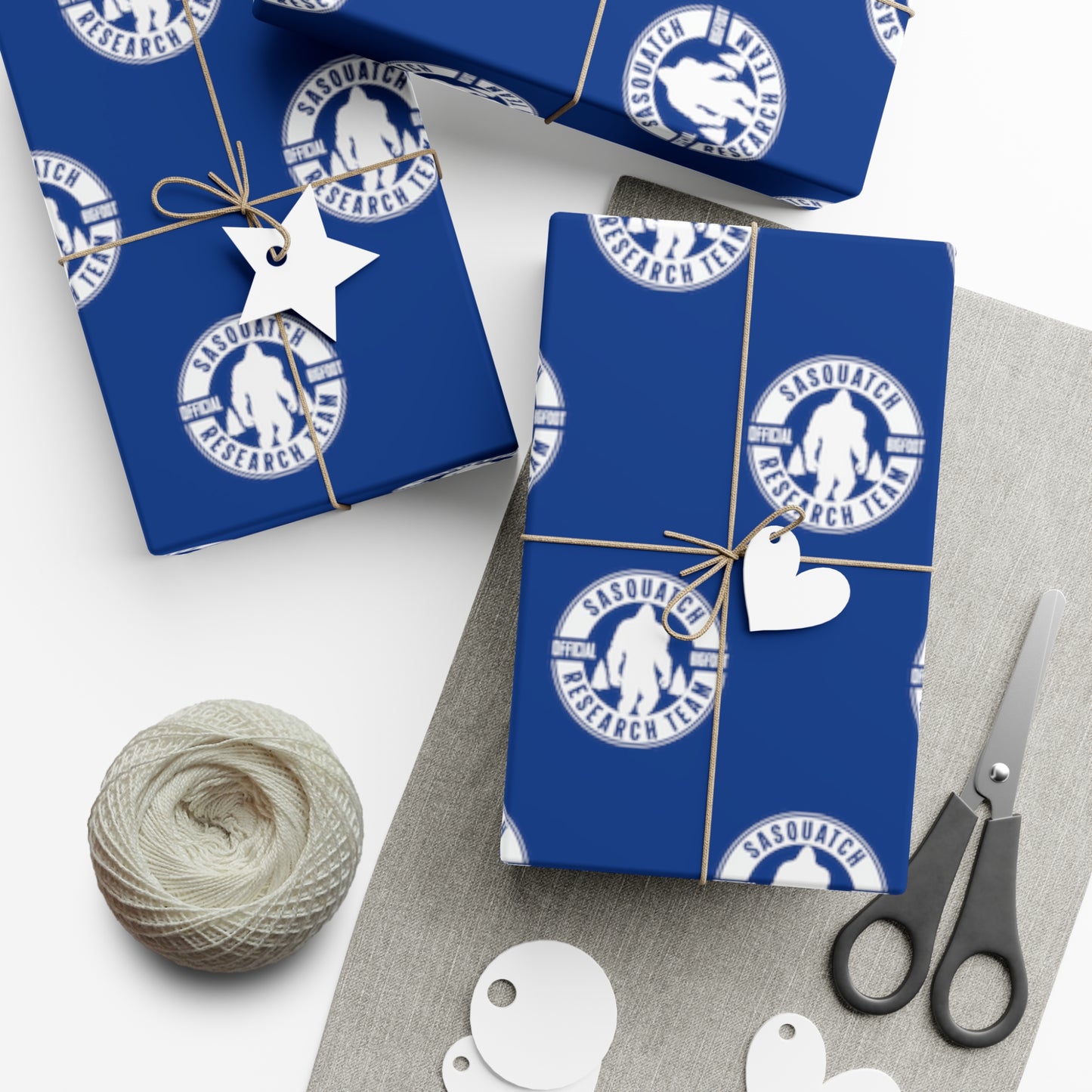 Sasquatch Research Team Official - Wrapping Paper - Bigfoot Bigheart Studio