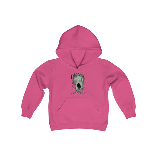 Be Careful Where You Wander | Bigfoot - Youth Hooded Sweatshirt