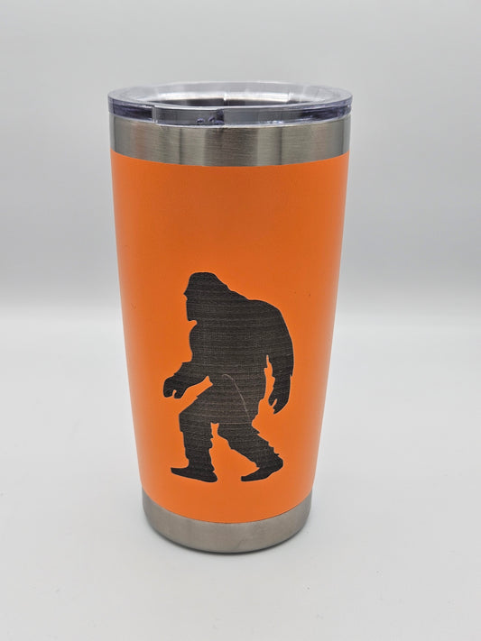 Bigfoot Walking - 20 Oz Coffee Cup - Water Tumbler