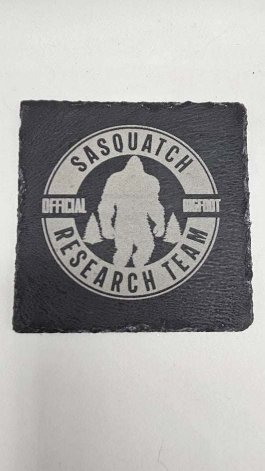 Slate Coasters - Sasquatch Research Team