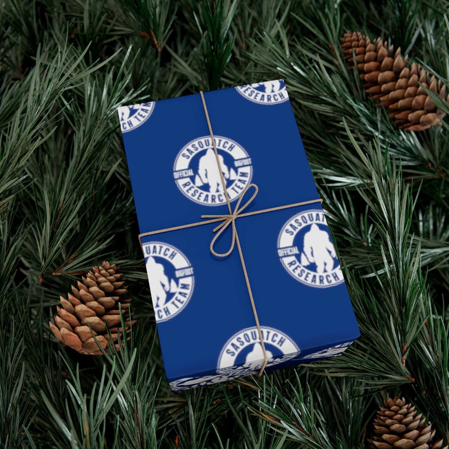 Sasquatch Research Team Official - Wrapping Paper - Bigfoot Bigheart Studio