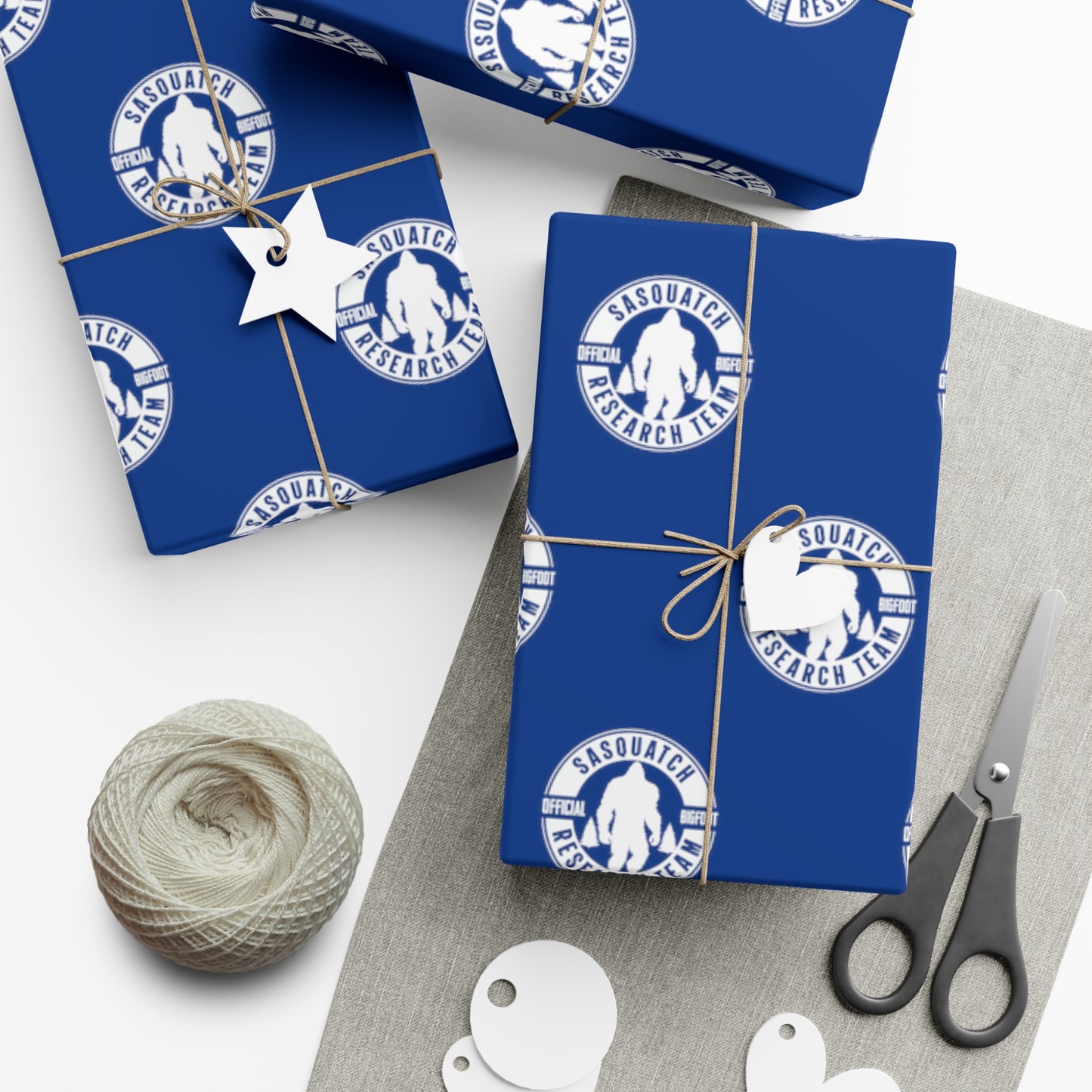 Sasquatch Research Team Official - Wrapping Paper - Bigfoot Bigheart Studio