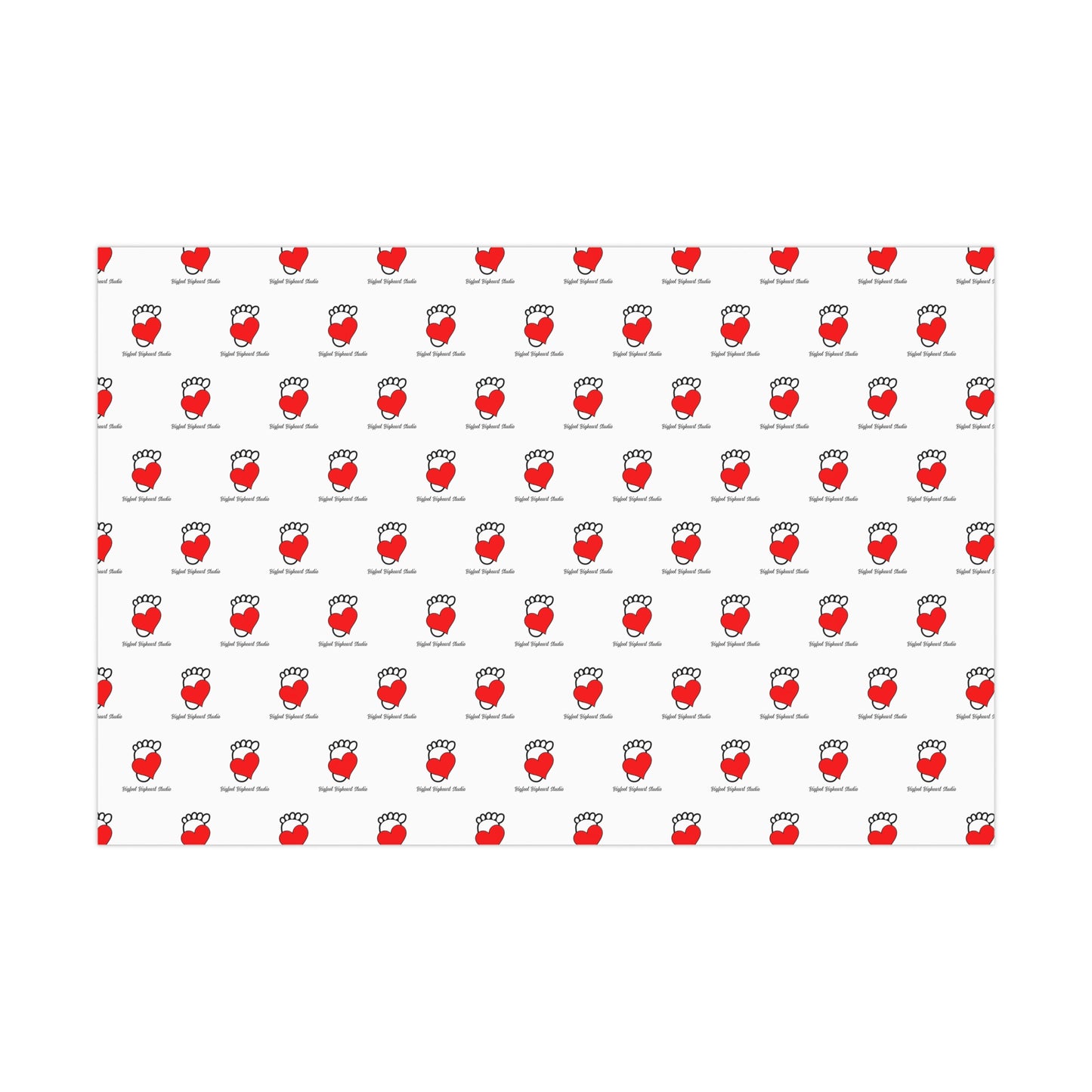 Bigfoot Bigheart Studio Logo - Wrapping Paper - Bigfoot Bigheart Studio