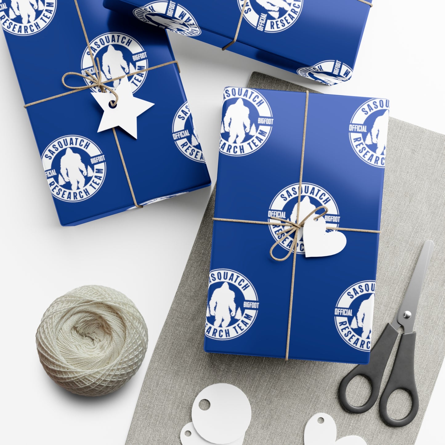 Sasquatch Research Team Official - Wrapping Paper - Bigfoot Bigheart Studio