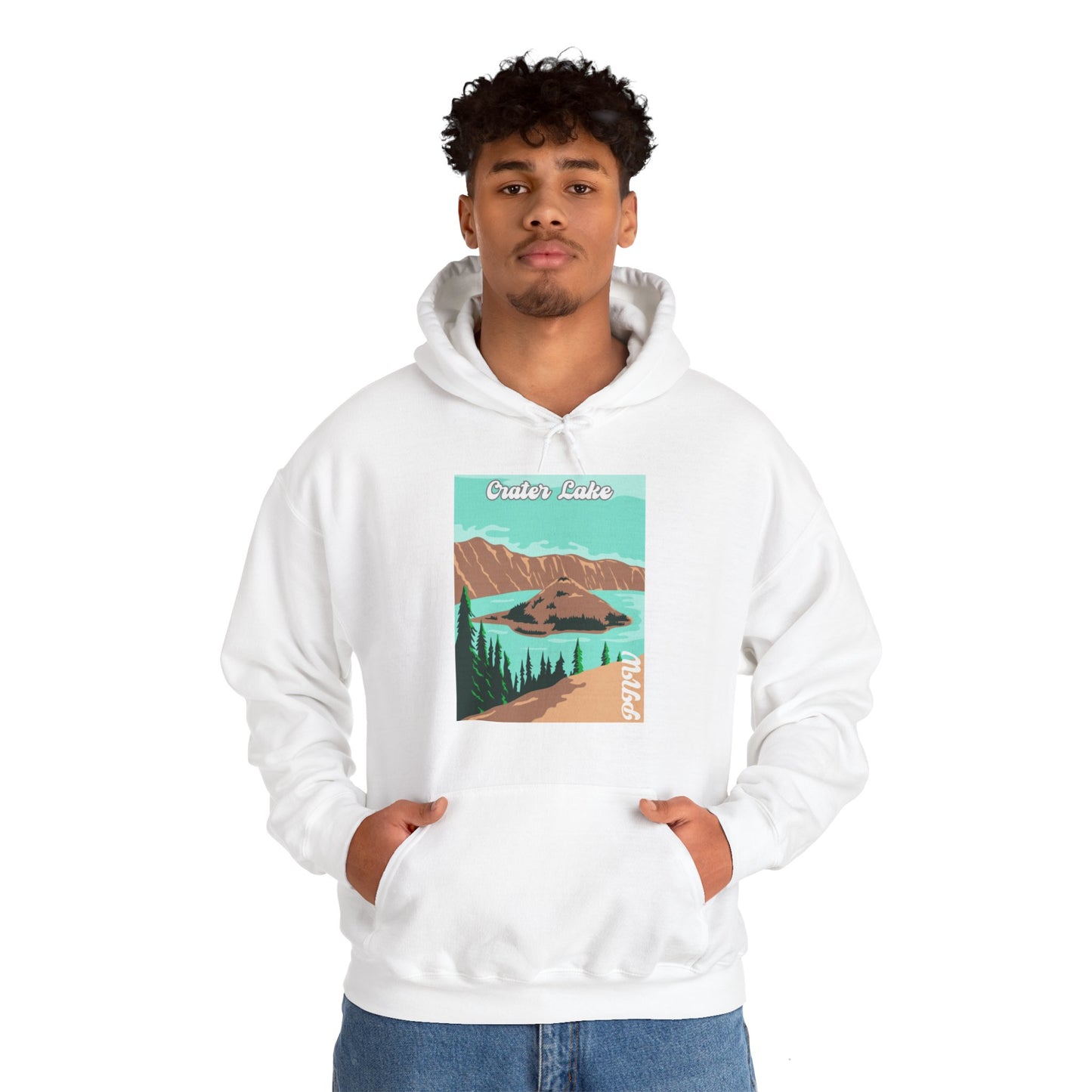 PNW Crater Lake - Hooded Sweatshirt