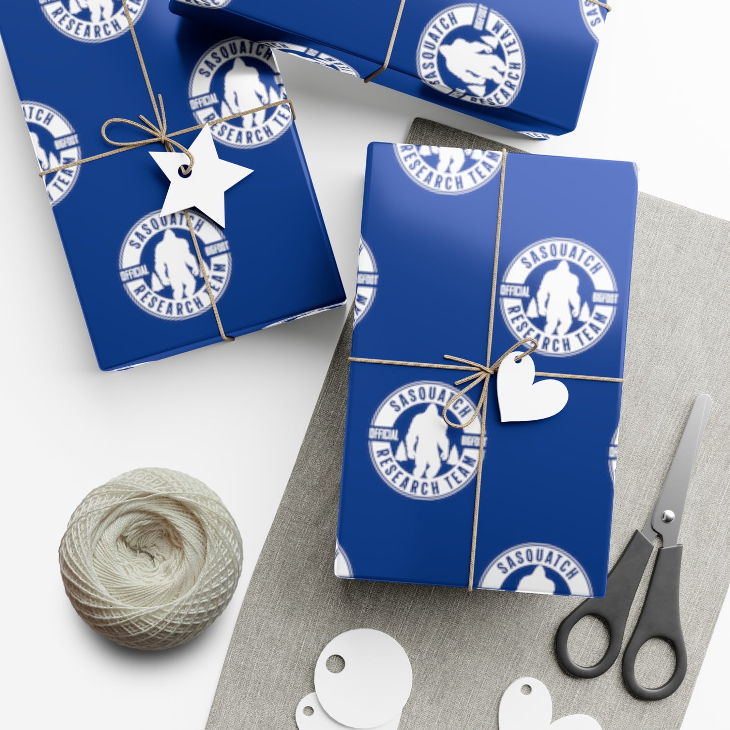 Sasquatch Research Team Official - Wrapping Paper - Bigfoot Bigheart Studio