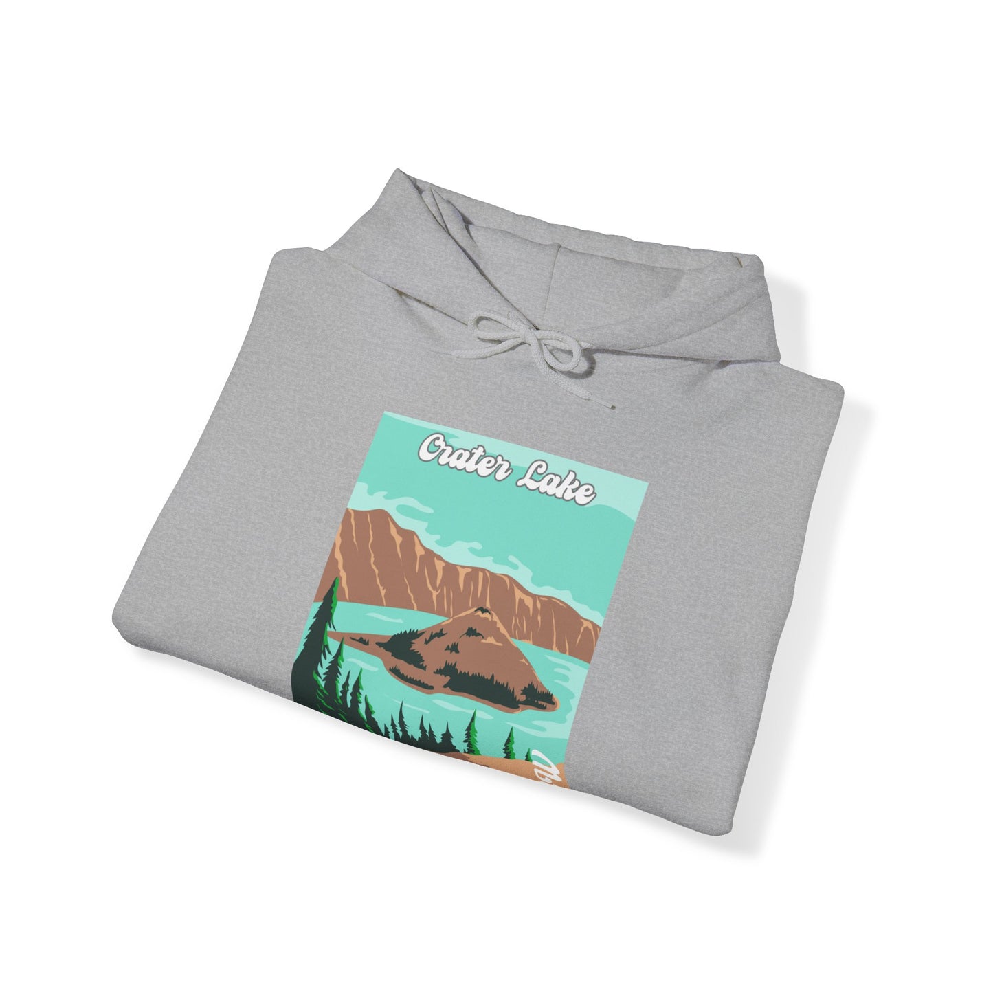 PNW Crater Lake - Hooded Sweatshirt