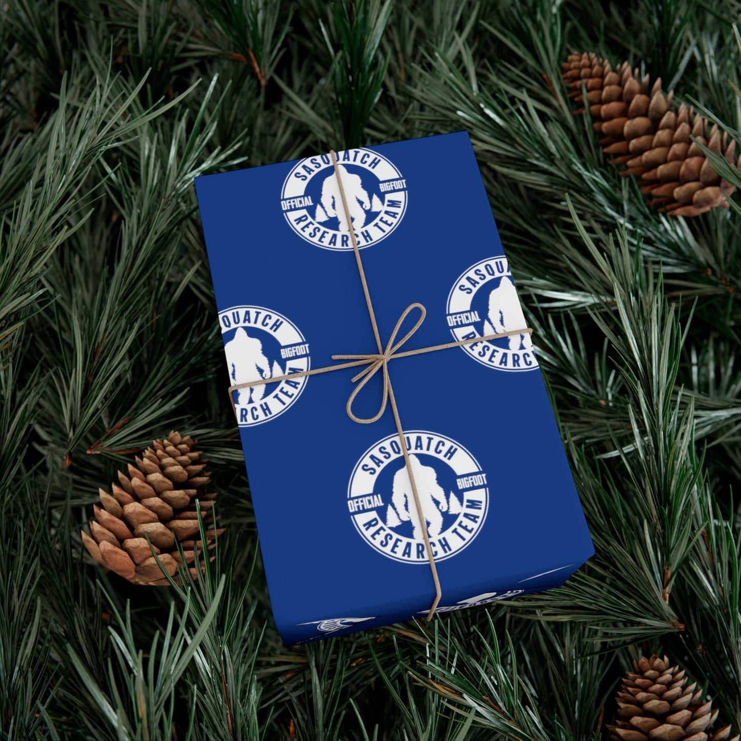 Sasquatch Research Team Official - Wrapping Paper - Bigfoot Bigheart Studio