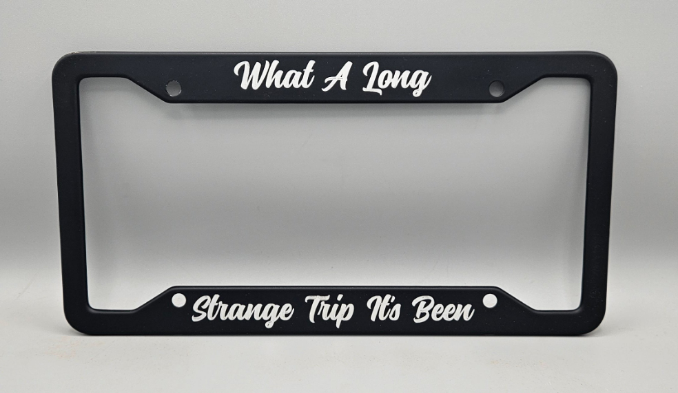 License Plate Frame - Metal - Custom Personalization
