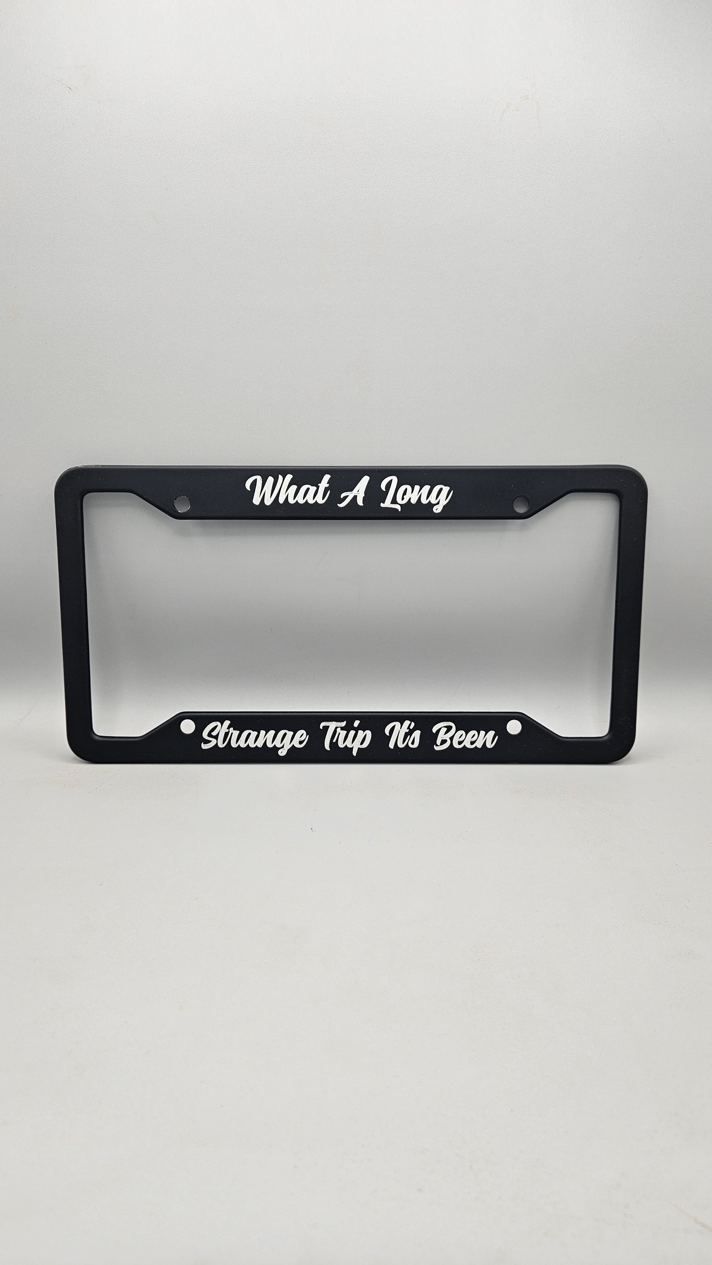 License Plate Frame - Metal - Custom Personalization - Bigfoot Bigheart Studio