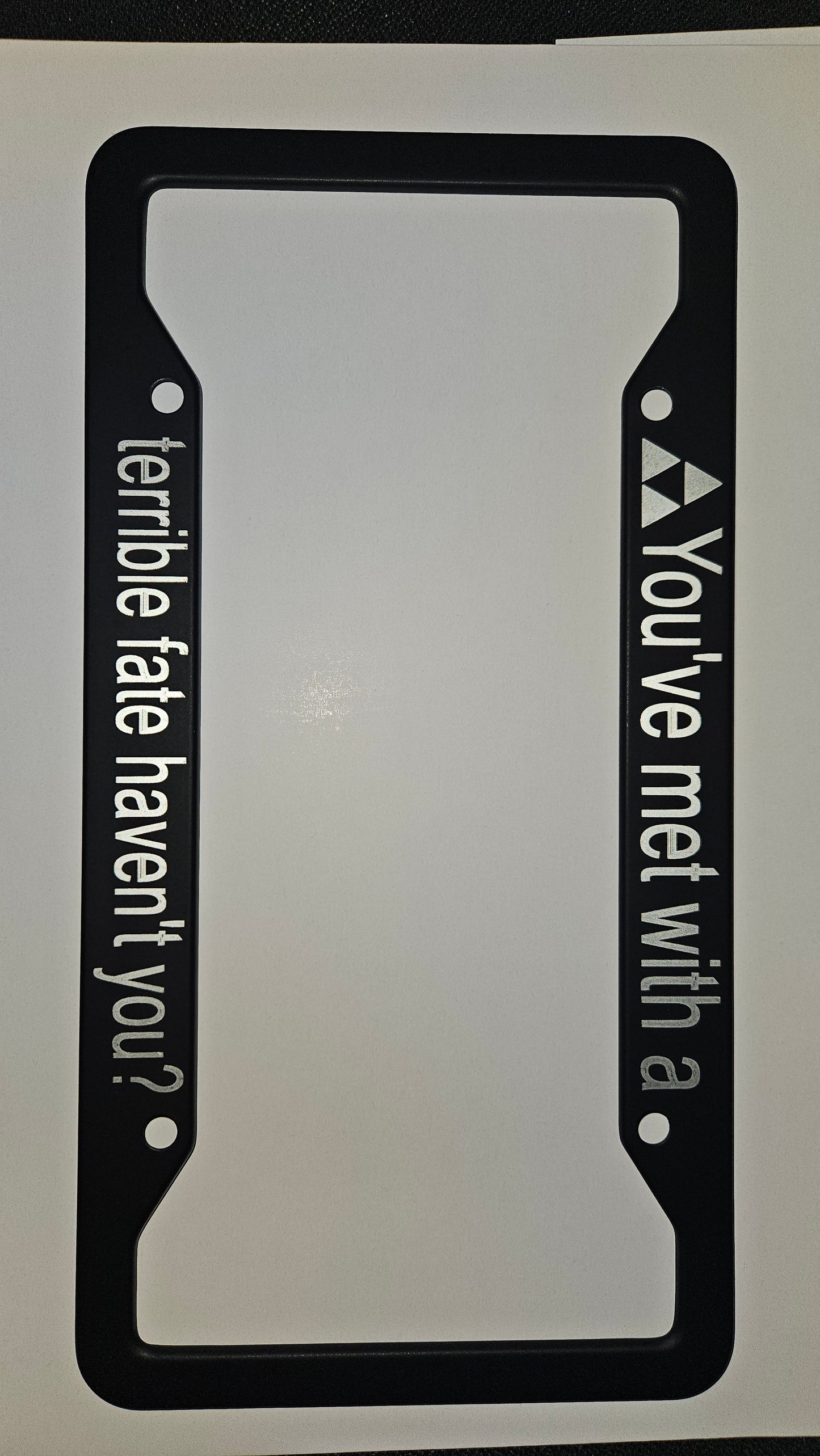 License Plate Frame - Metal - Custom Personalization
