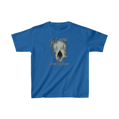 Be Careful Where You Wander | Bigfoot - Kids Heavy Cotton™ Tee