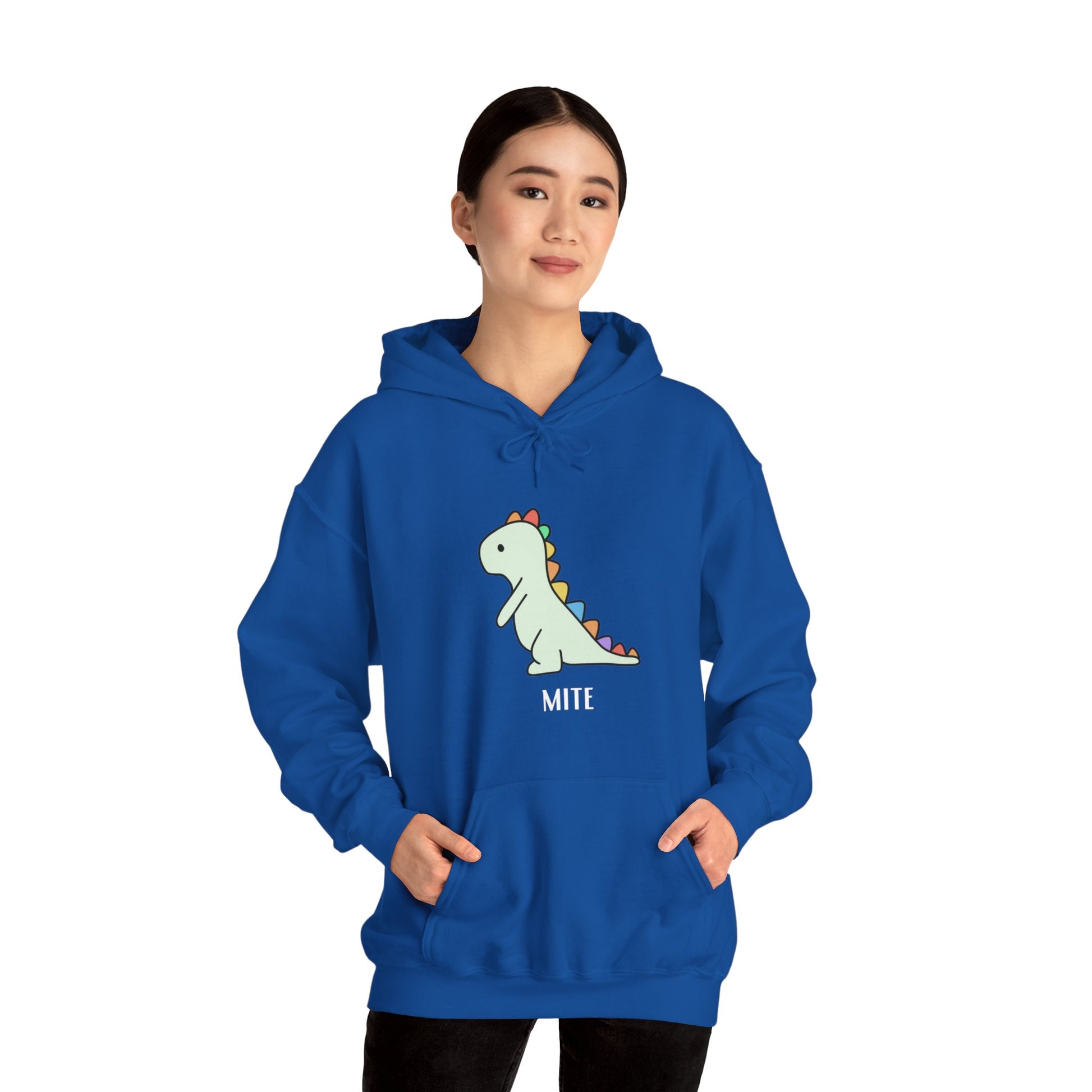 Dino-Mite Hoodie - Unisex Heavy Blend™ Hooded Sweatshirt - Bigfoot Bigheart Studio