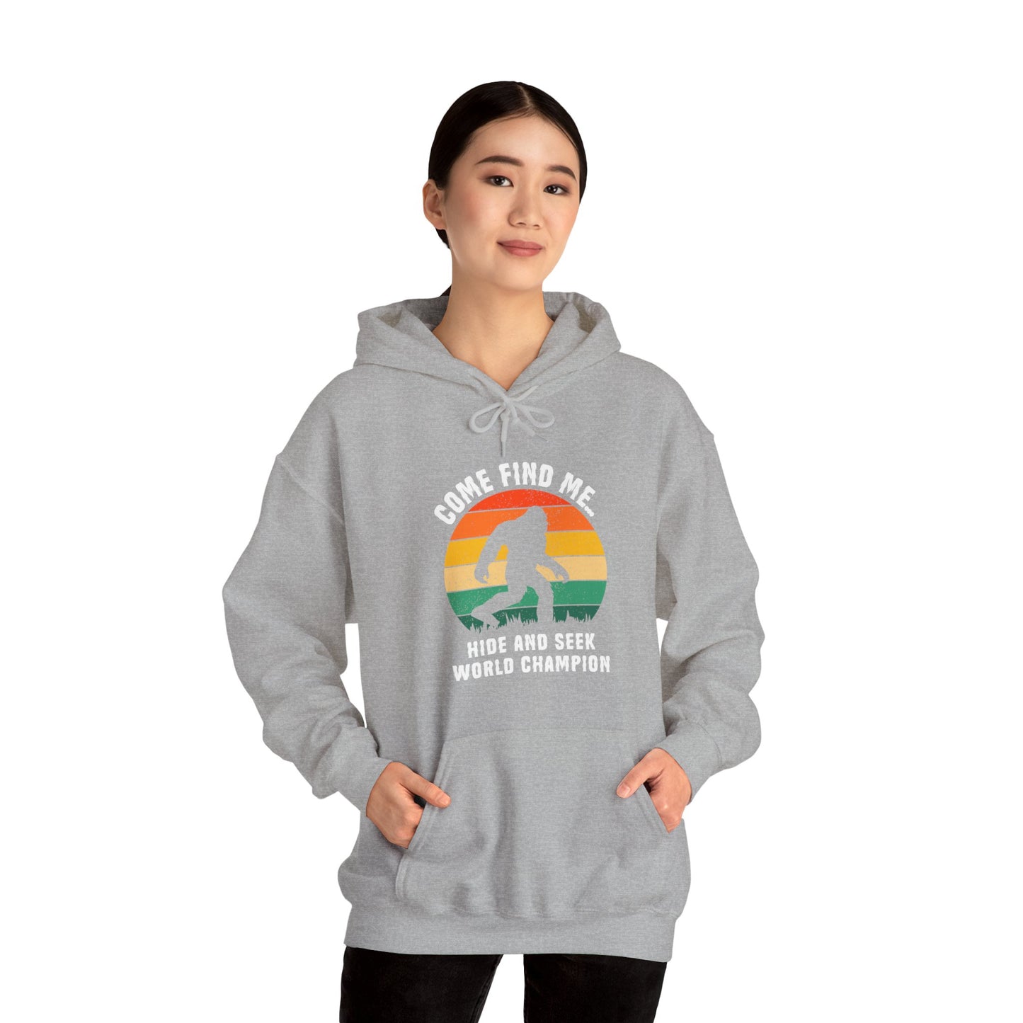 Hide and Seek Champion - Bigfoot - Unisex Heavy Blend™ Hooded Sweatshirt