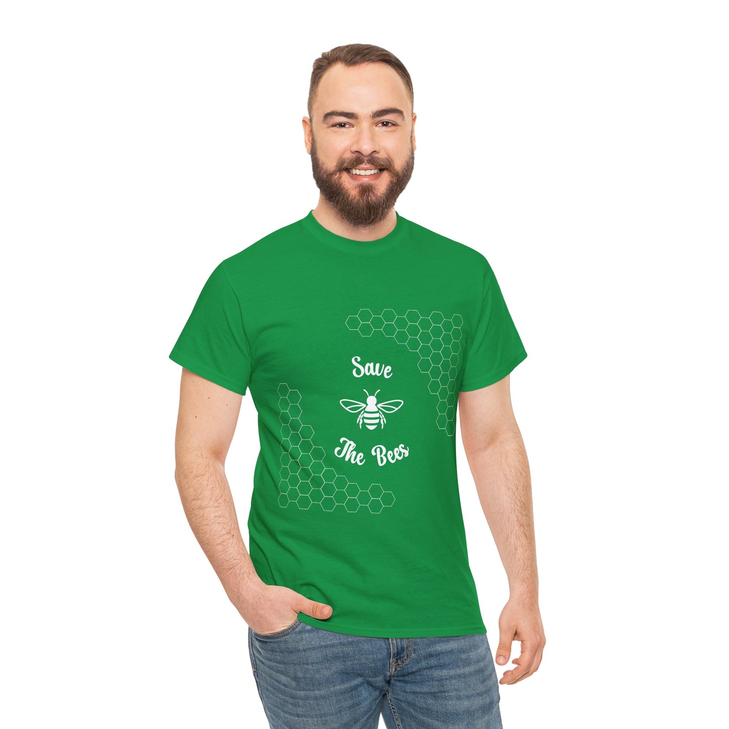 Save the Bees T-Shirt - Unisex Heavy Cotton Tee