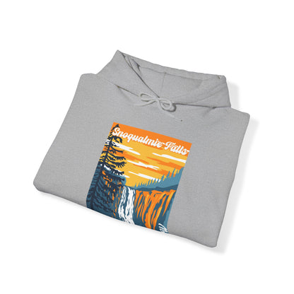 PNW Snoqualmie Falls Hoodie - Unisex Heavy Blend™ Hooded Sweatshirt