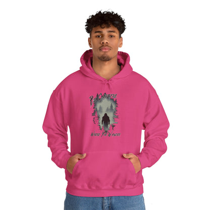 Be Careful Where You Wander | Bigfoot - Unisex Hooded Sweatshirt