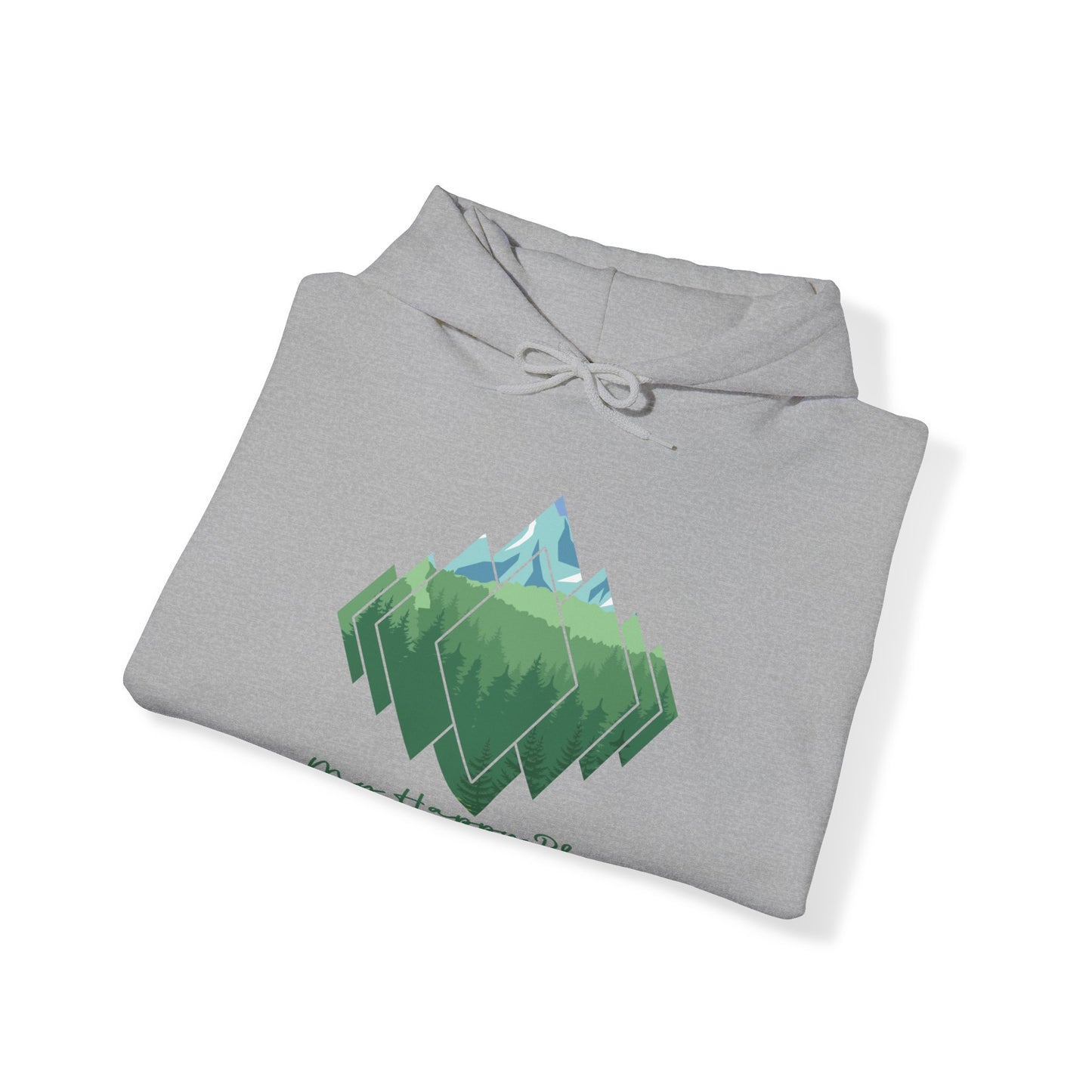 My Happy Place - Mountain Forest - Unisex Heavy Blend™ Hooded Sweatshirt