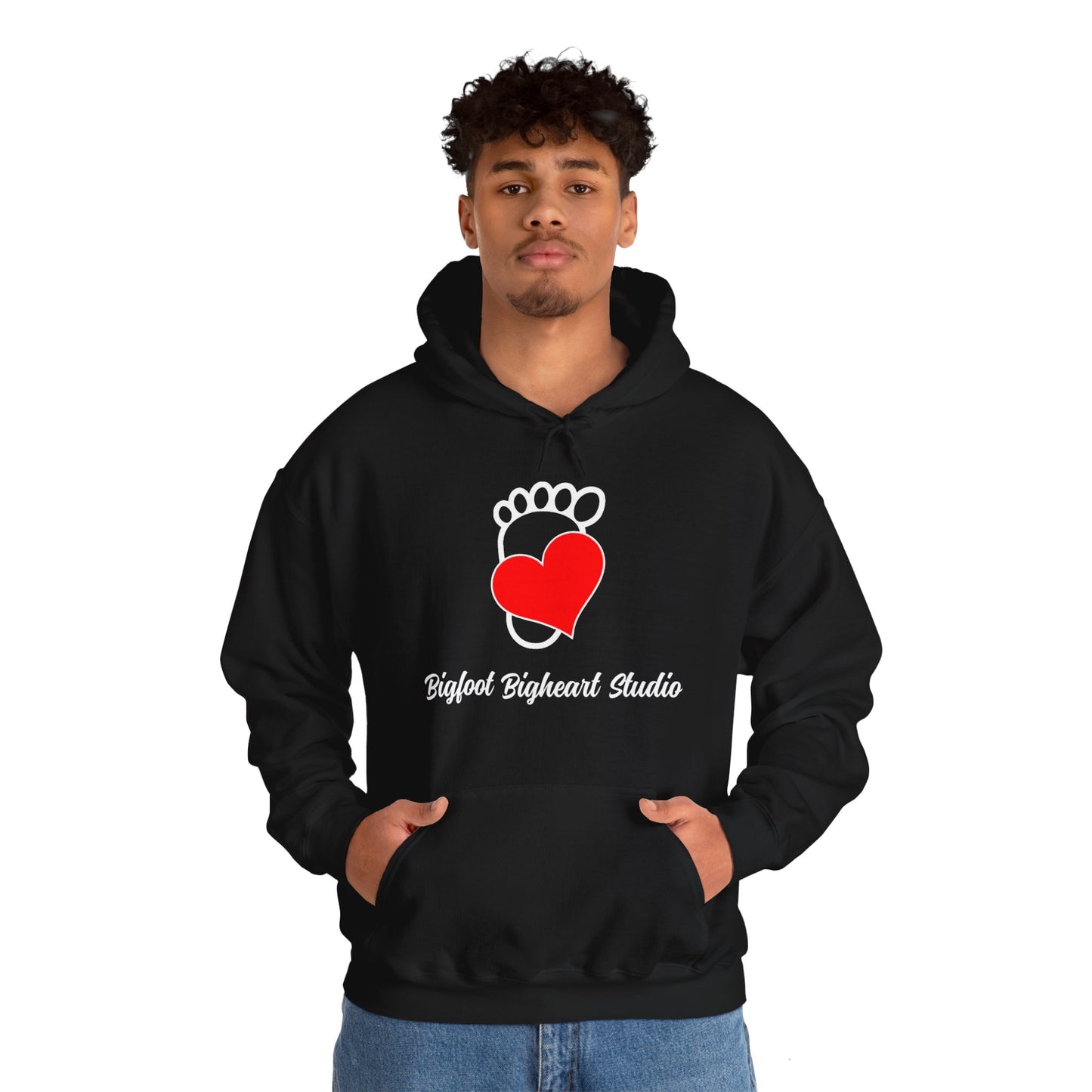 Bigfoot Bigheart Studio Logo Hoodie - Unisex Heavy Blend™ Hooded Sweatshirt