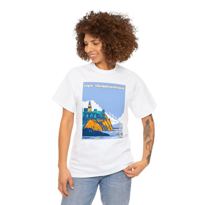 PNW Cape Disappointment T-Shirt - Unisex Heavy Cotton Tee - Bigfoot Bigheart Studio