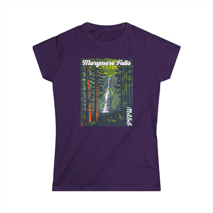 PNW Marymere Falls - Women's Softstyle Tee