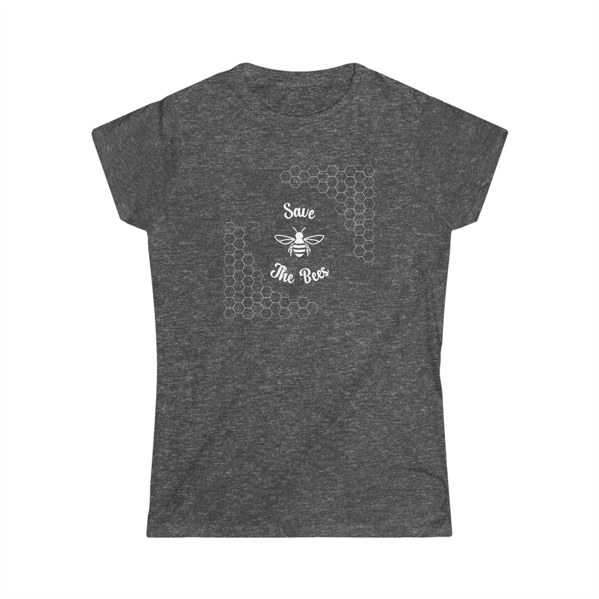 Save the Bees - Women's Softstyle Tee - Bigfoot Bigheart Studio