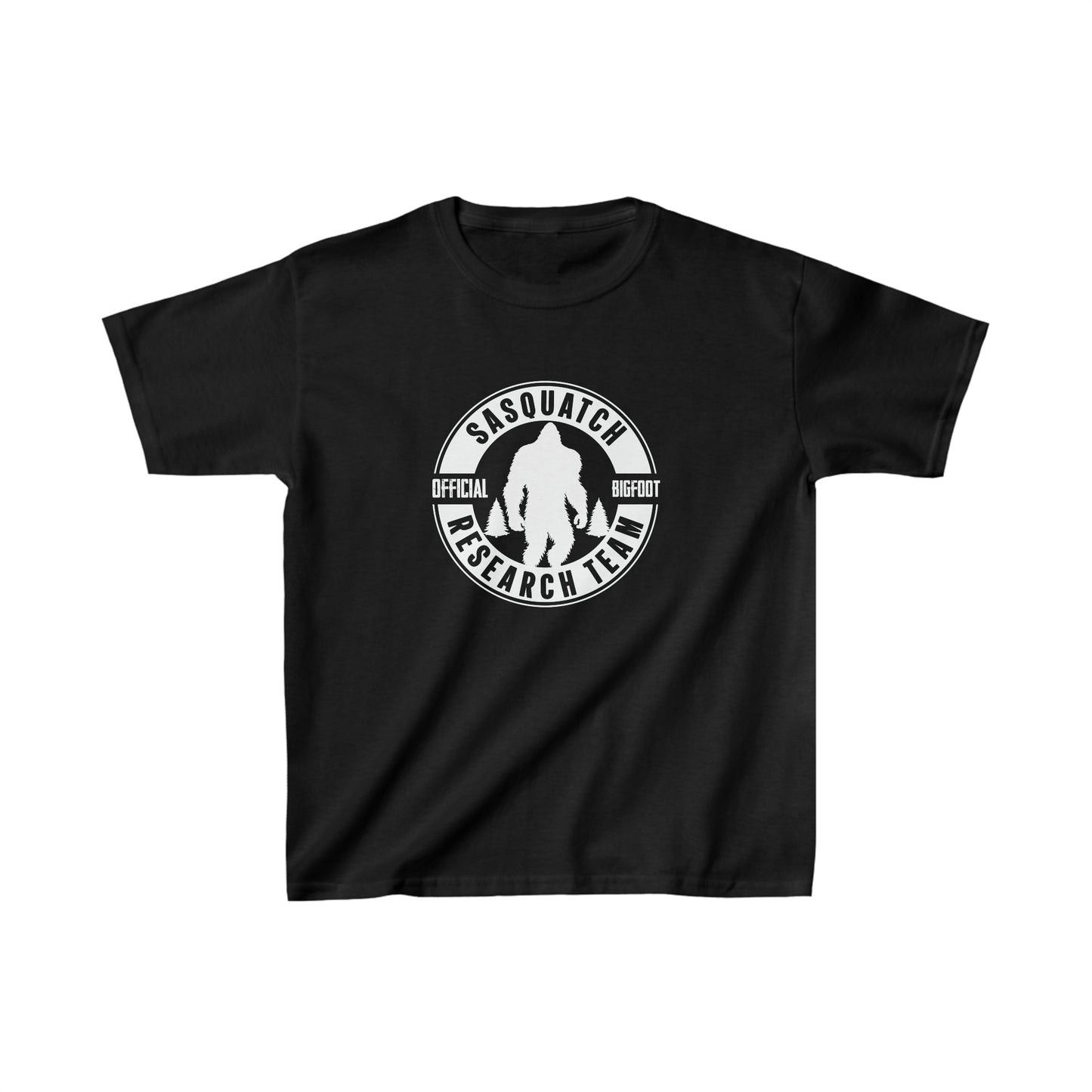 Sasquatch Research Team Official Bigfoot Youth T-Shirt - Kids Heavy Cotton™ Tee - Bigfoot Bigheart Studio