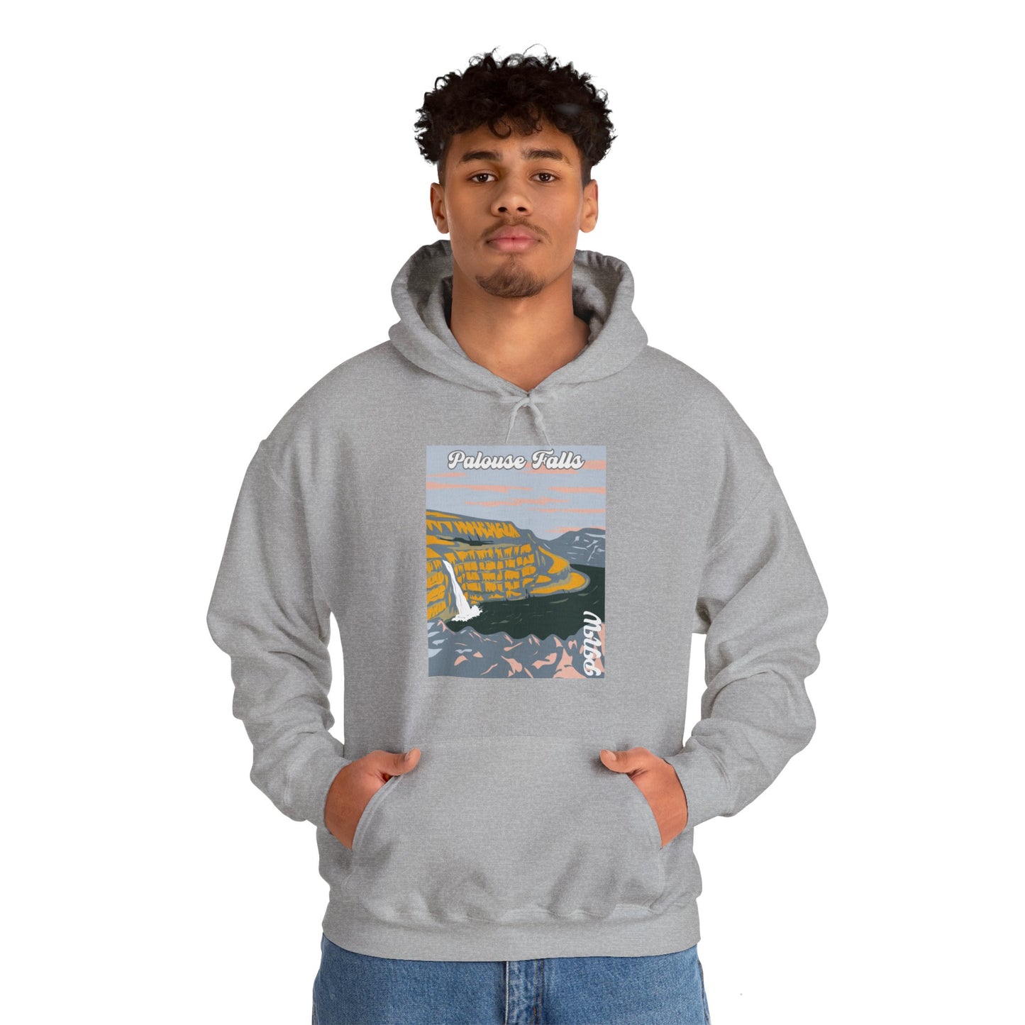 PNW Palouse Falls Hoodie - Unisex Heavy Blend™ Hooded Sweatshirt