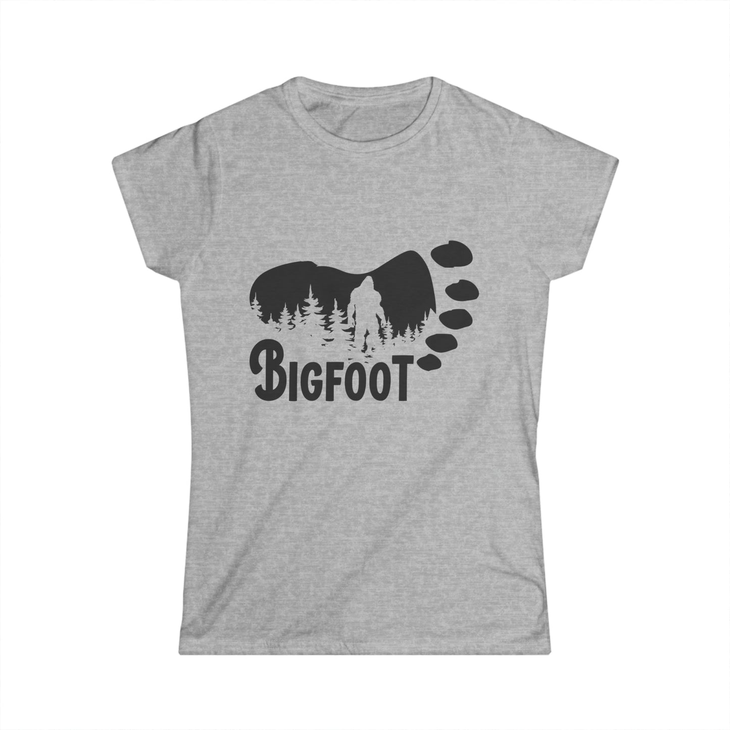 Bigfoot Footprint - Women's Softstyle Tee