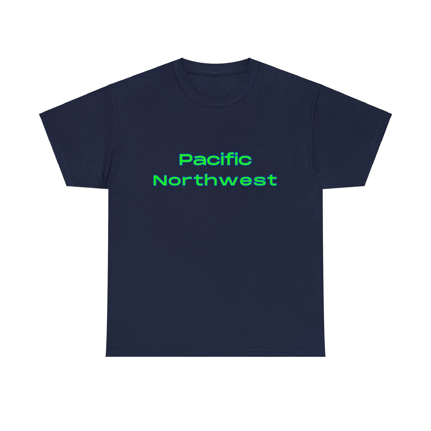 Pacific Northwest Simple T-Shirt - Unisex Heavy Cotton Tee