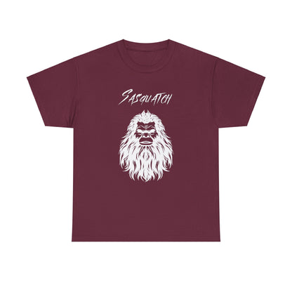 Sasquatch Selfie Adult T-Shirt - Unisex Heavy Cotton Tee