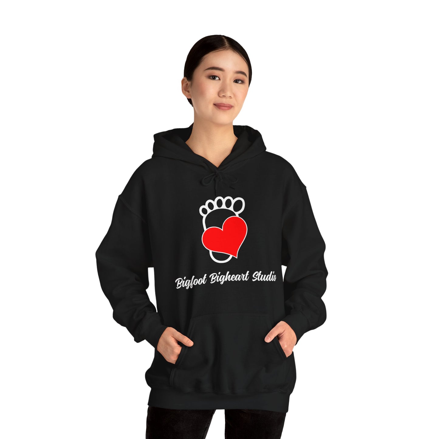 Bigfoot Bigheart Studio Logo Hoodie - Unisex Heavy Blend™ Hooded Sweatshirt