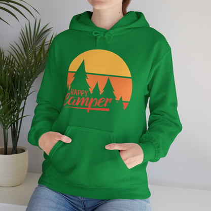 Happy Camper Adult Hoodie - Unisex Heavy Blend™ Hooded Sweatshirt - Bigfoot Bigheart Studio