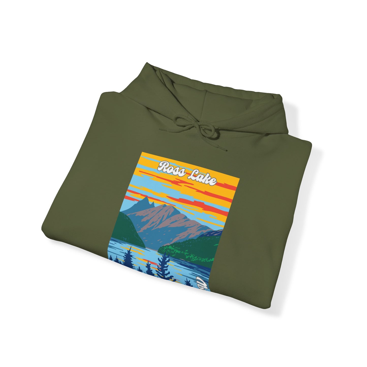 PNW Ross Lake Hoodie - Unisex Heavy Blend™ Hooded Sweatshirt