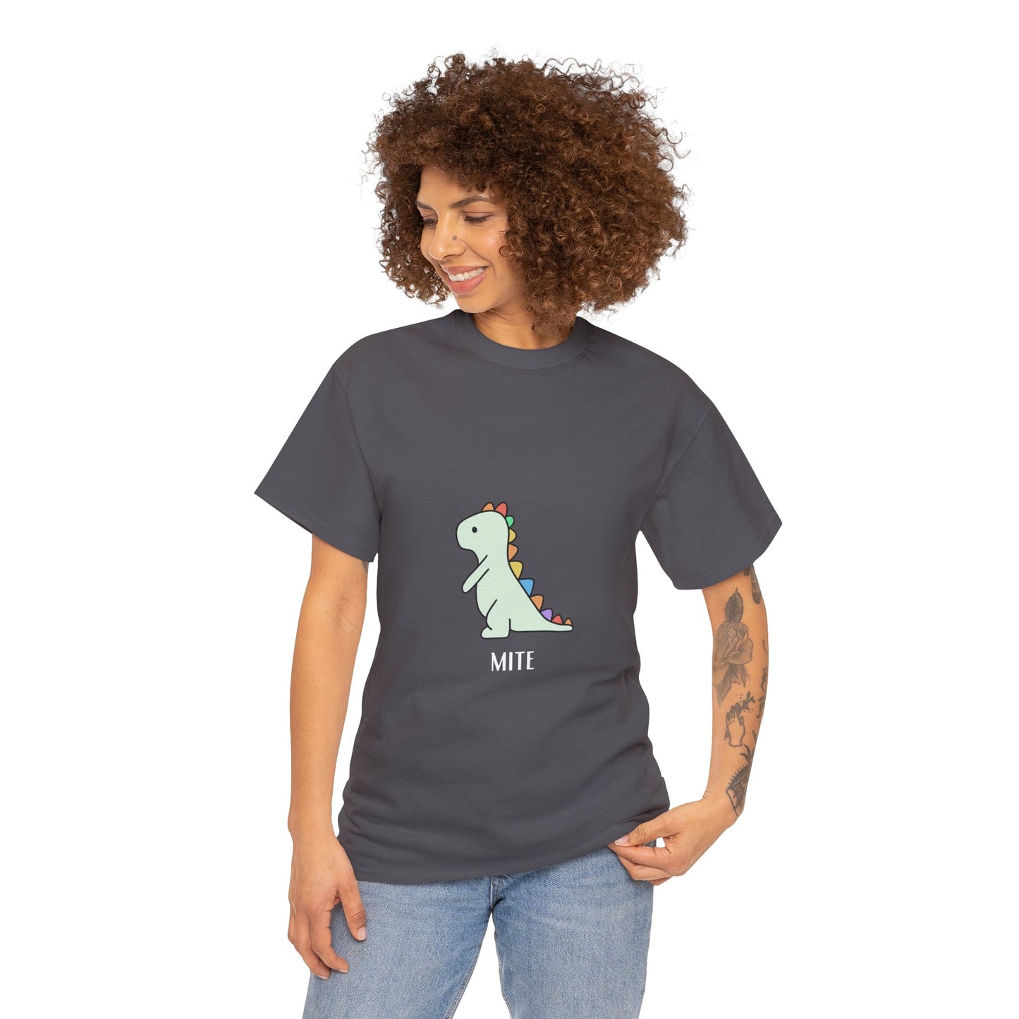 Dino-Mite Adult T-Shirt - Unisex Heavy Cotton Tee