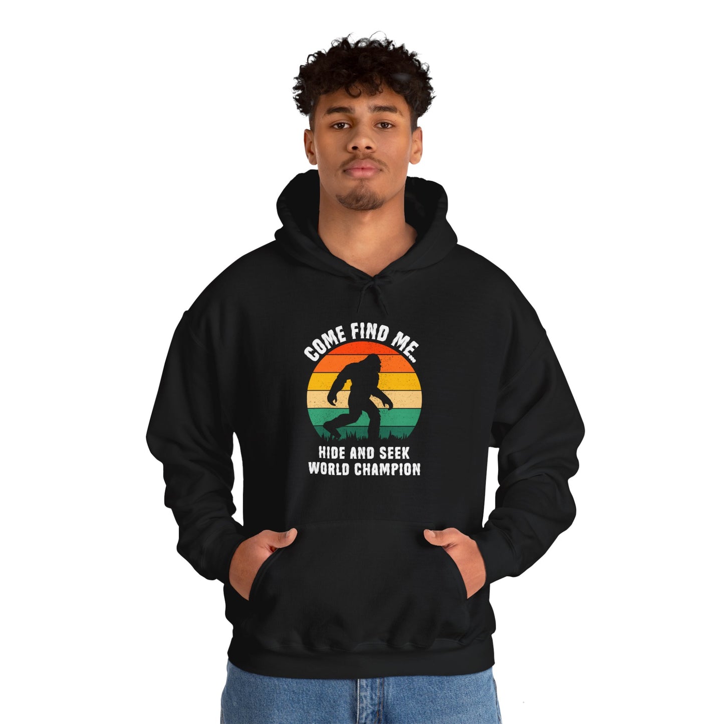 Hide and Seek Champion - Bigfoot - Unisex Heavy Blend™ Hooded Sweatshirt