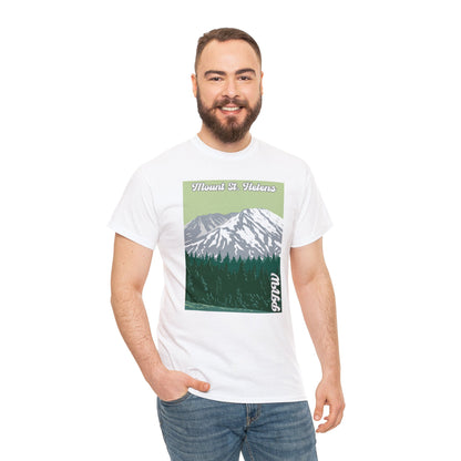 PNW Mount St. Helens T-Shirt - Unisex Heavy Cotton Tee - Bigfoot Bigheart Studio