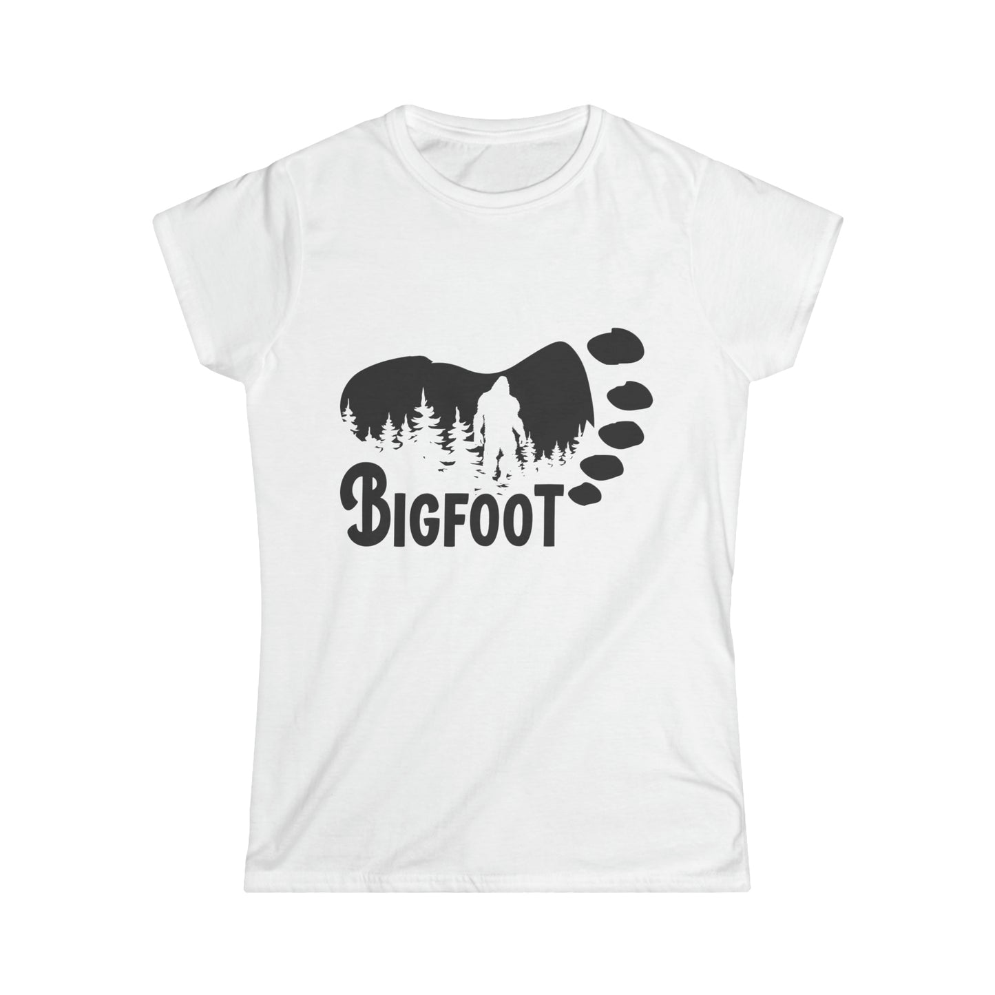 Bigfoot Footprint - Women's Softstyle Tee