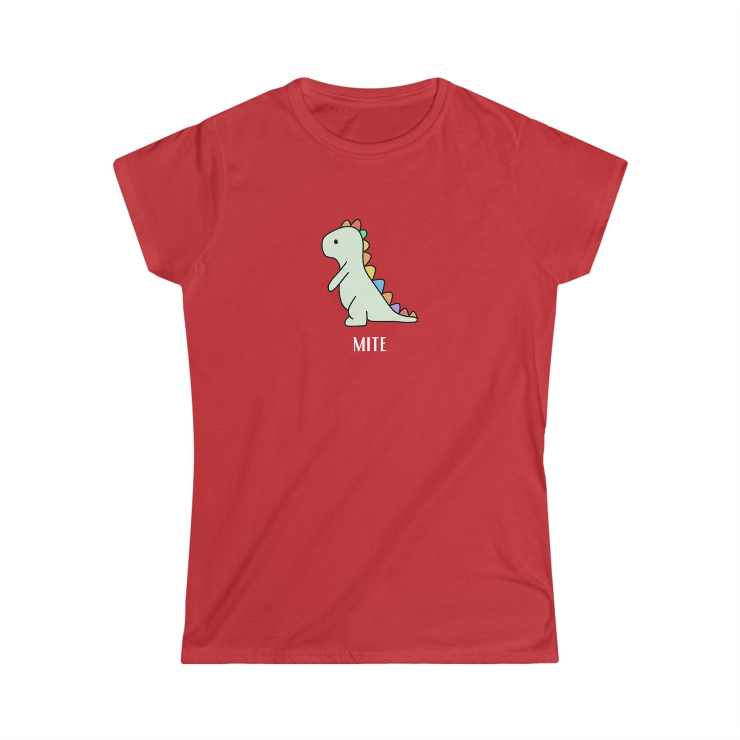 Dino-Mite - Women's Softstyle Tee - Bigfoot Bigheart Studio