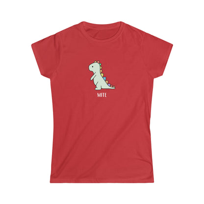 Dino-Mite - Women's Softstyle Tee - Bigfoot Bigheart Studio