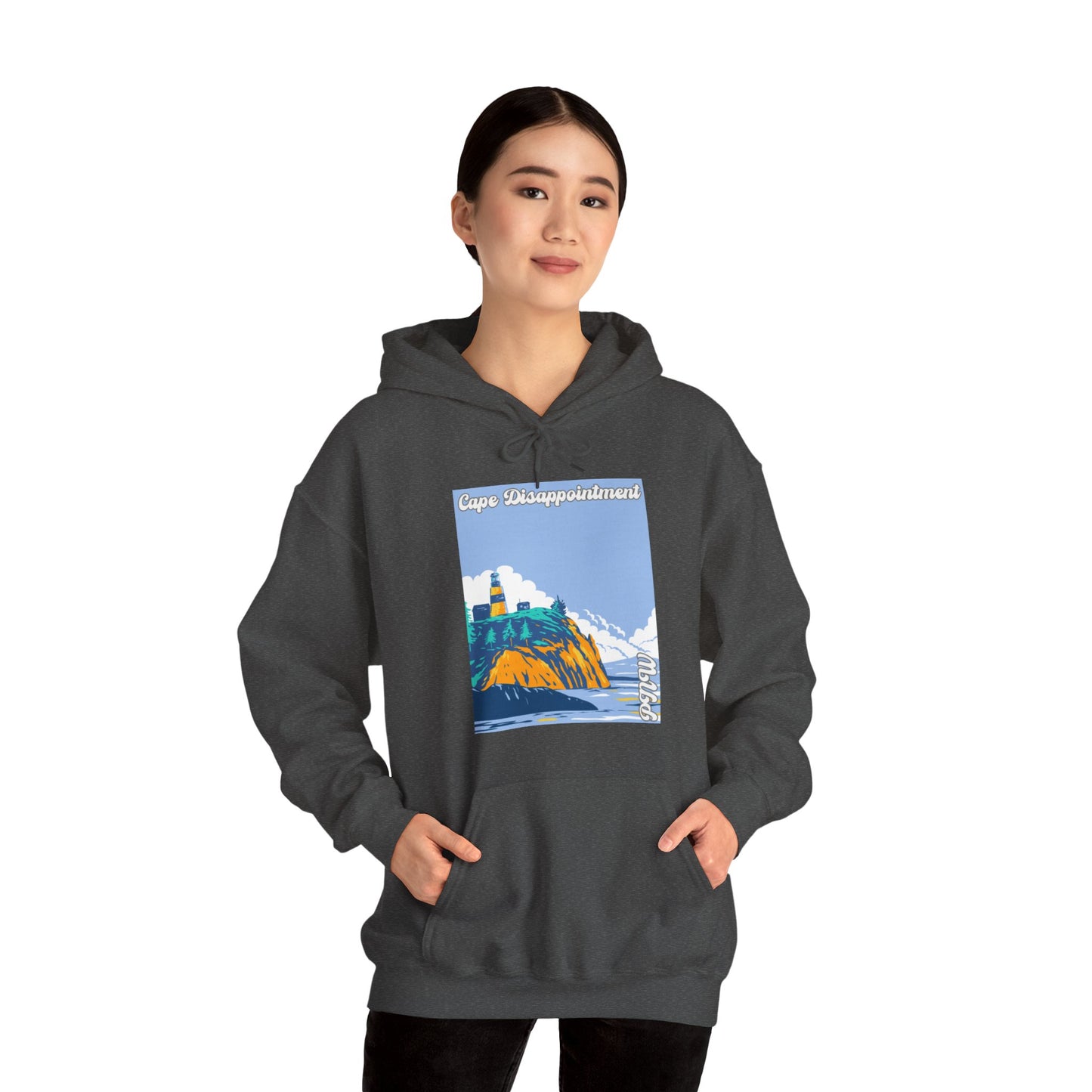 PNW Cape Disappointment Hoodie - Unisex Heavy Blend™ Hooded Sweatshirt