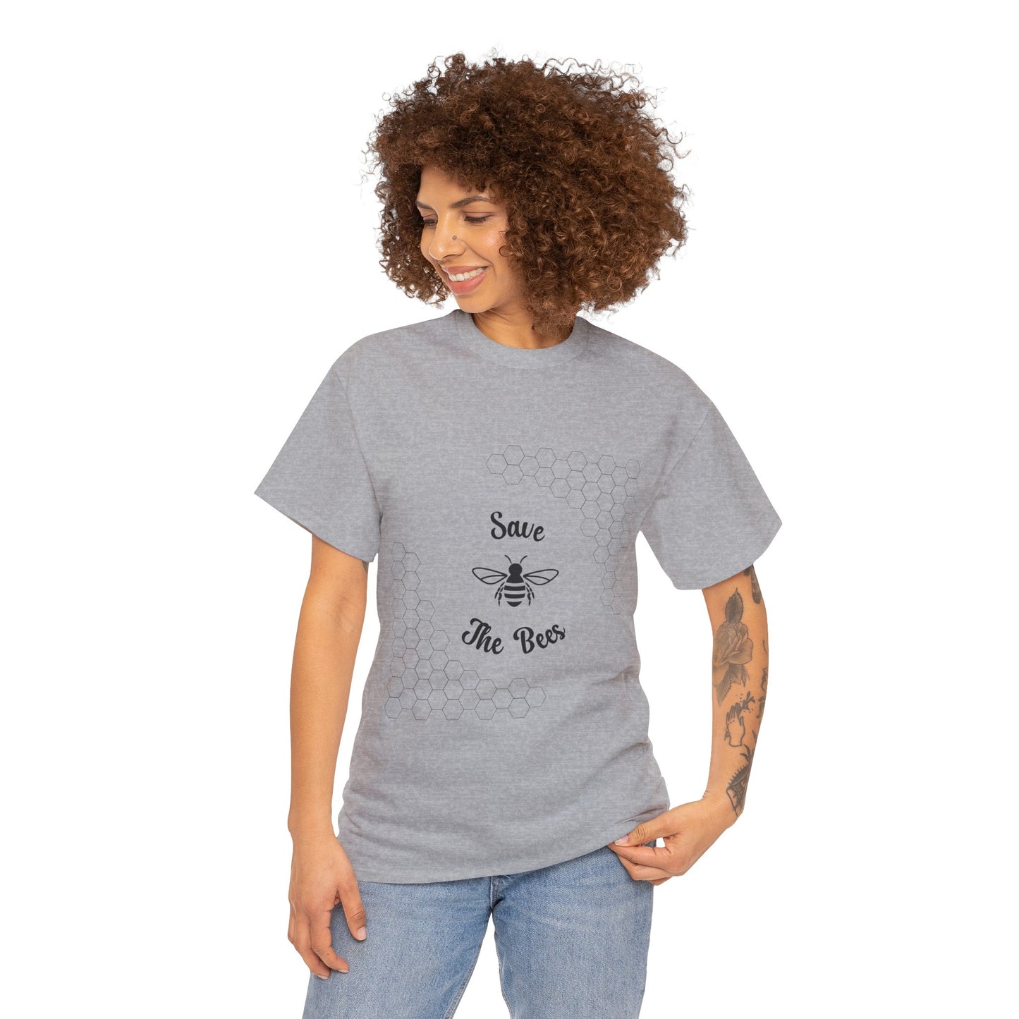 Save the Bees T-Shirt - Unisex Heavy Cotton Tee