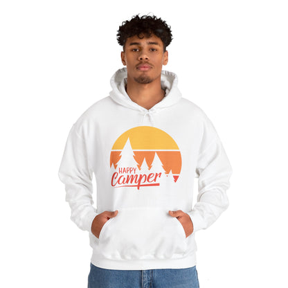 Happy Camper Adult Hoodie - Unisex Heavy Blend™ Hooded Sweatshirt - Bigfoot Bigheart Studio