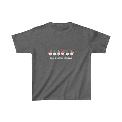 Gnome for the Holidays Youth T-Shirt - Kids Heavy Cotton™ Tee - Bigfoot Bigheart Studio