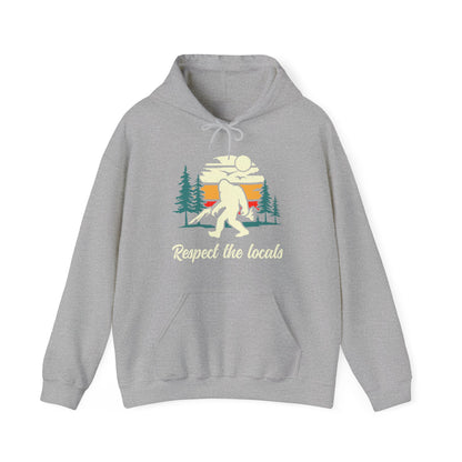 Respect the Locals - Bigfoot | Unisex Heavy Blend Hooded Sweatshirt