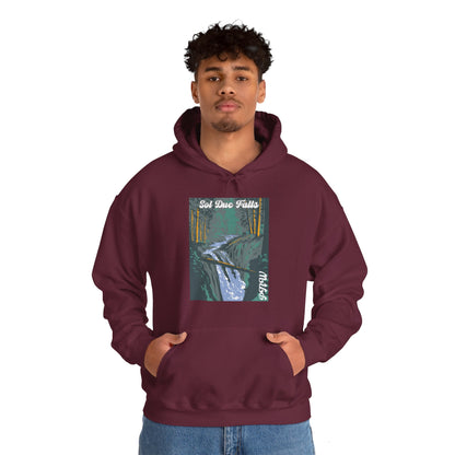 PNW Sol Duc Falls Hoodie - Unisex Heavy Blend™ Hooded Sweatshirt