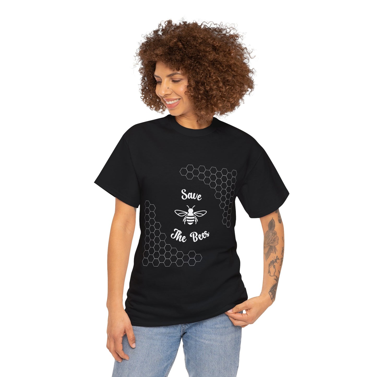 Save the Bees T-Shirt - Unisex Heavy Cotton Tee