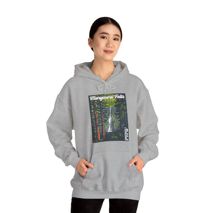 PNW Marymere Falls Hoodie - Unisex Heavy Blend™ Hooded Sweatshirt