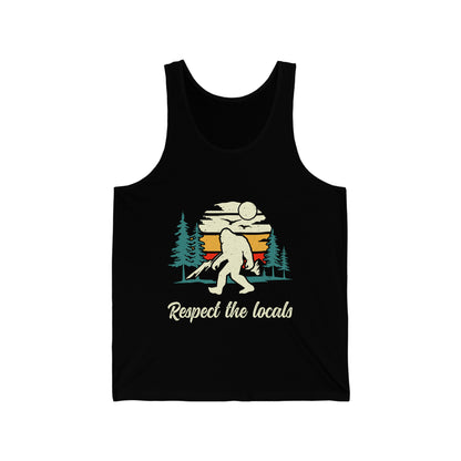 Respect The Locals - Unisex Jersey Tank