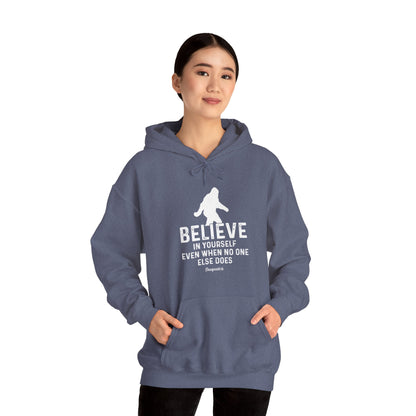 Believe In Yourself Bigfoot Hoodie - Unisex Heavy Blend™ Hooded Sweatshirt